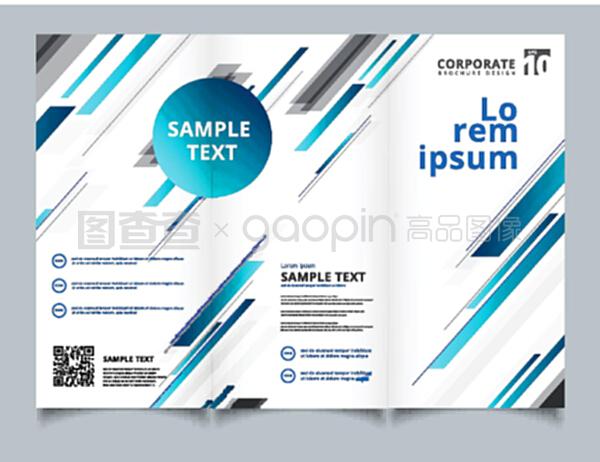 幾何藍(lán)調(diào) 現(xiàn)代抽象背景在平面設(shè)計(jì)中的應(yīng)用